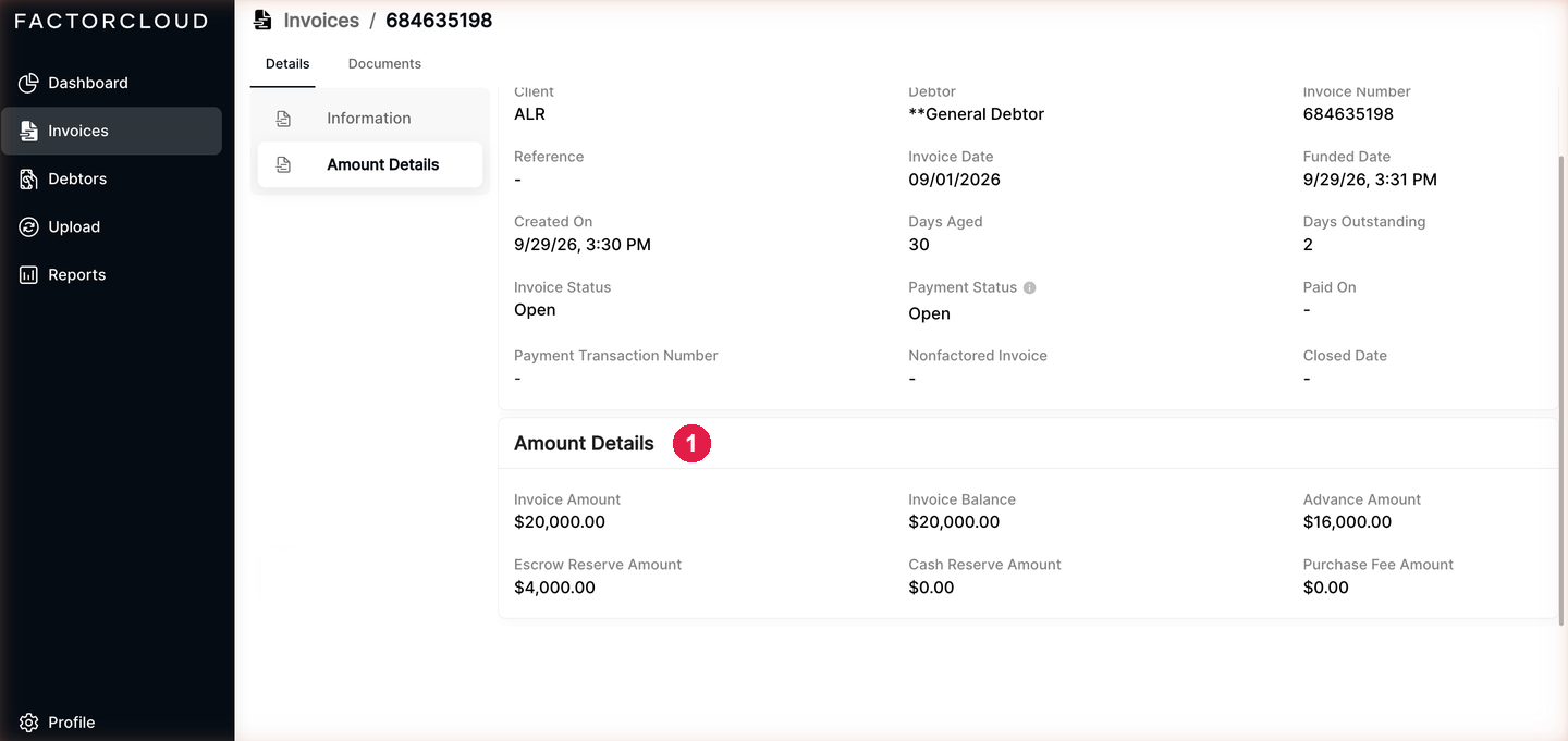 Amount Details